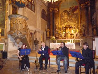 Glazbeno poetska večer u Petrovaradinu: Koncert kvarteta saksofona